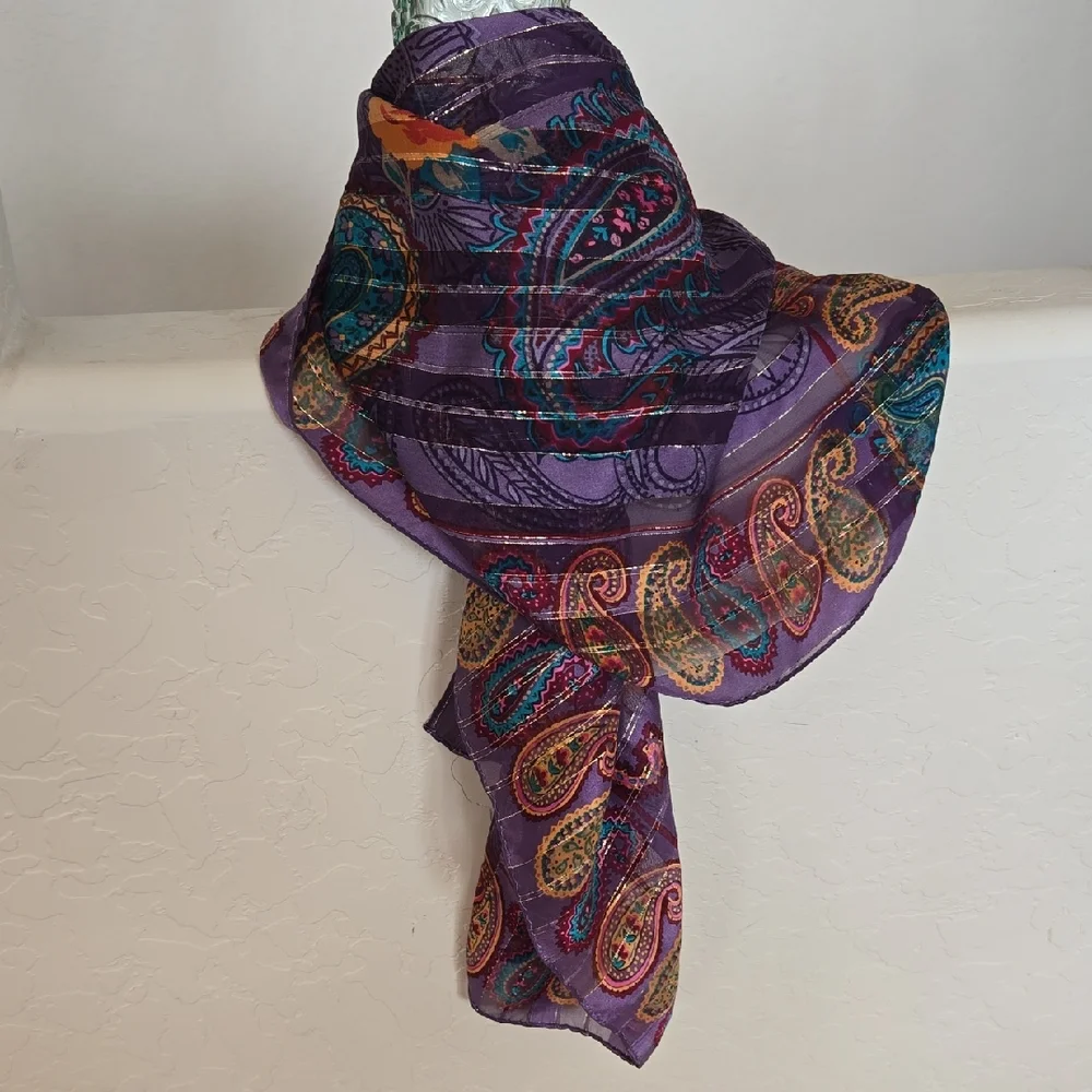 Vintage Oscar De La Renta Scarf For Accessory Street